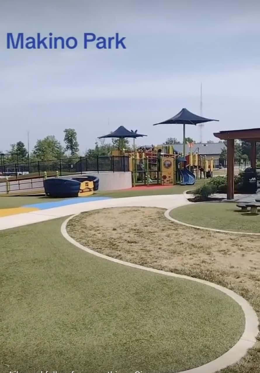 Playground at Makino Park in Mason Ohio