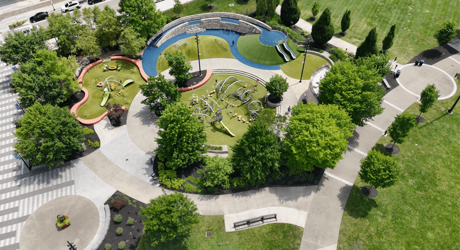 Blue Ash Ohio in Summit Park one of the Playgrounds